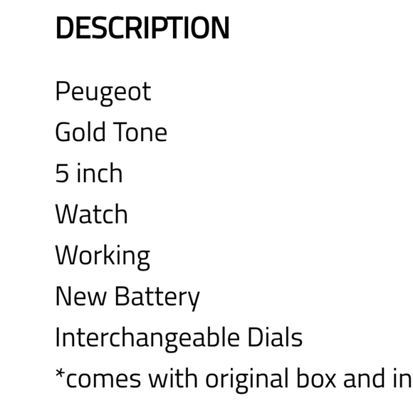 VTG OSCAR DE'La Renta GOLD STRETCH WATCH W INTERCHANGEABLE FACE - Picture 9 of 9